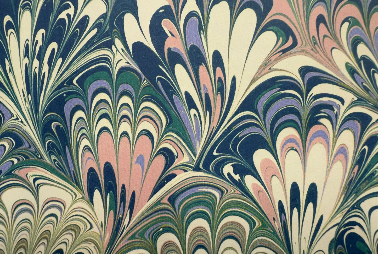 Marbled Wallpaper - 'Serpentine' Col: Spring - Eco Non-Woven