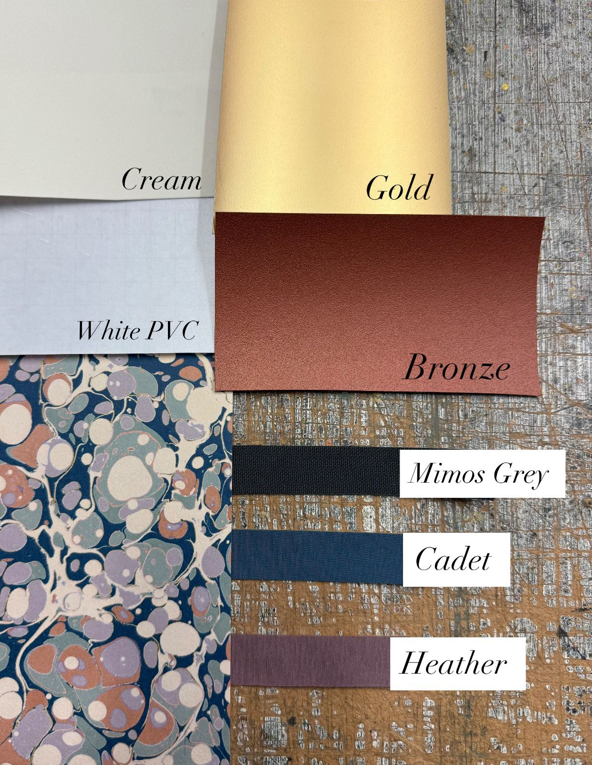 Marbled Lampshade - Agate Driftwood - Retro (Medium)