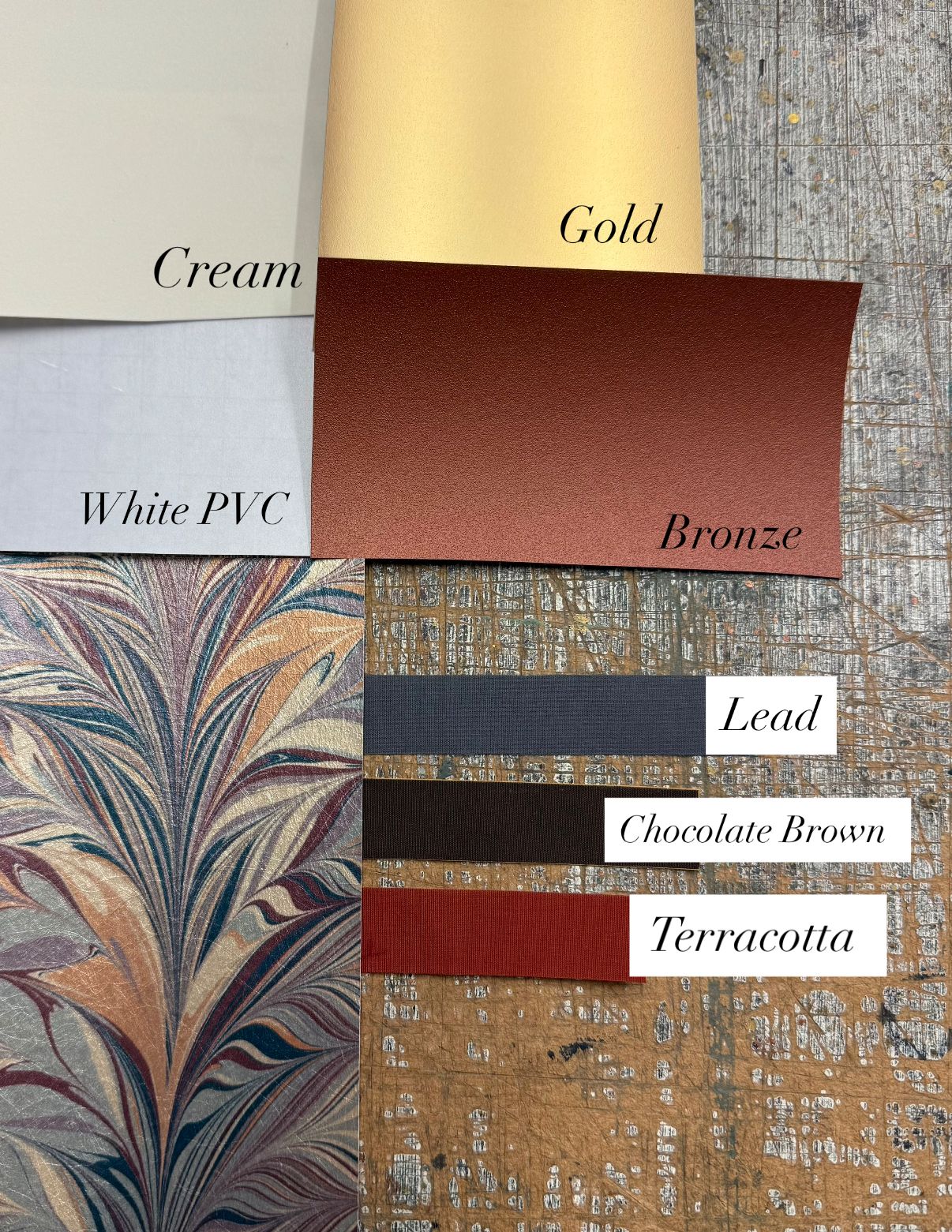 Marbled Lampshade - Foxtail Woodstock - Coolie (Medium)