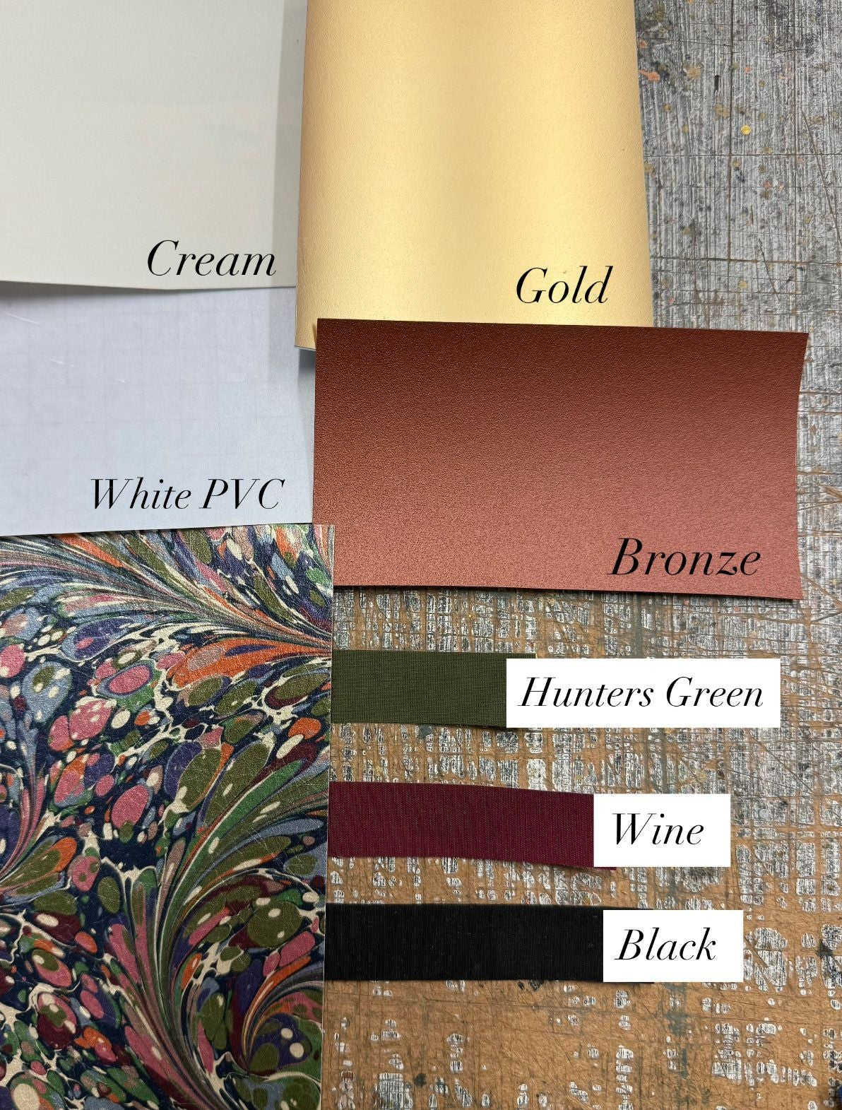 Marbled Lampshade - Dusk Tourmaline - Retro (Medium)