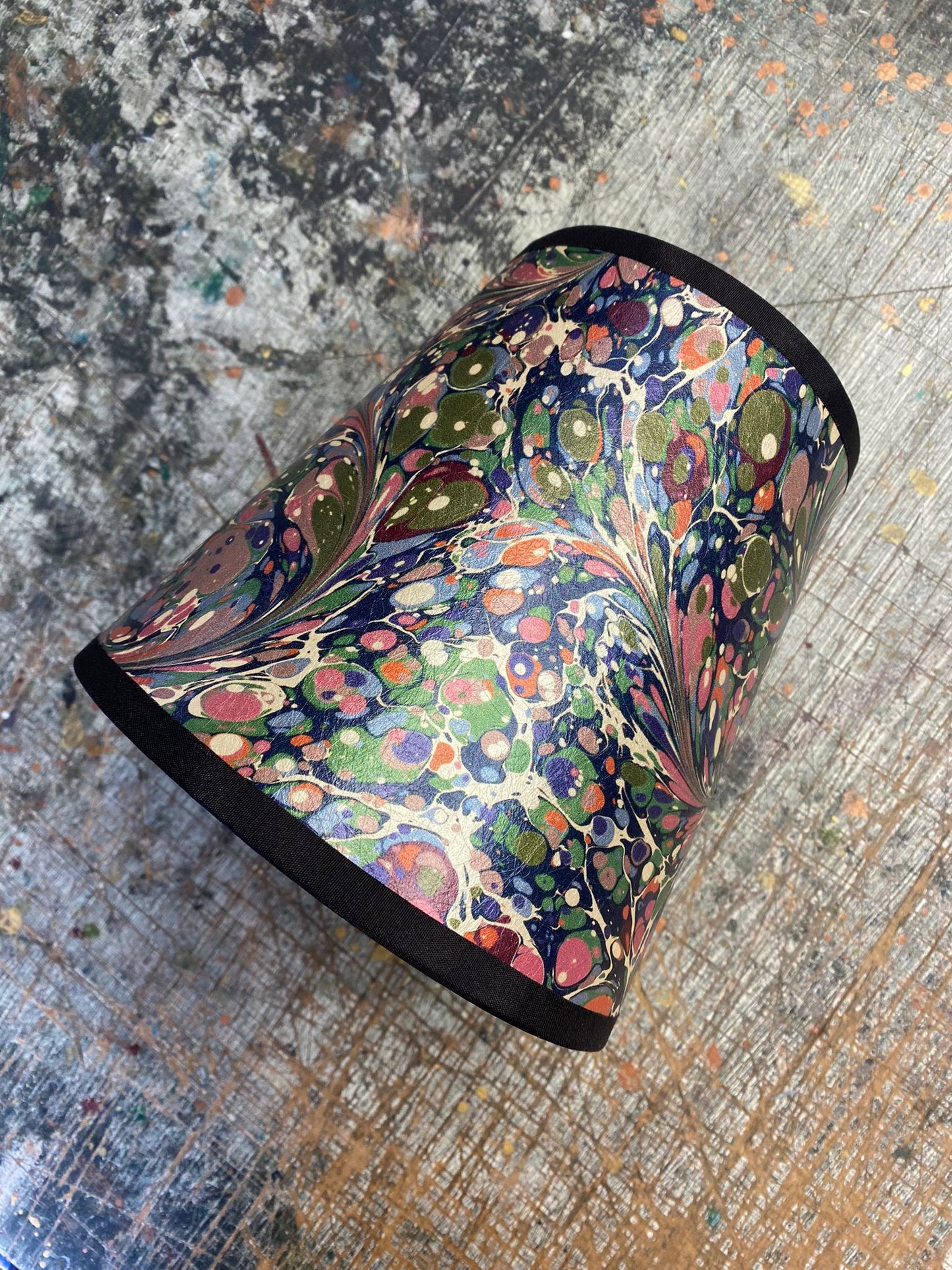 Marbled Lampshade - Dusk Tourmaline - Empire - Size Small