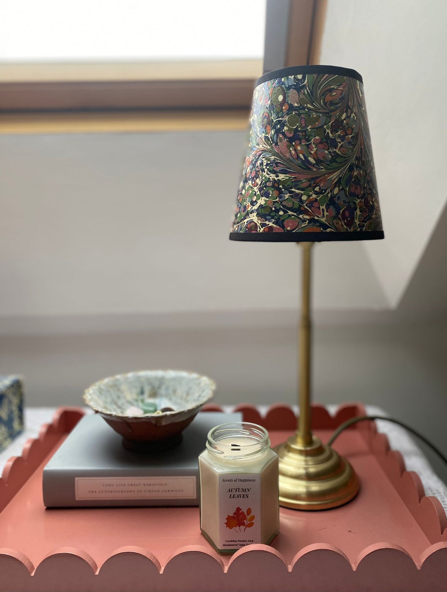 Marbled Lampshade - Dusk Tourmaline - Empire - Size Small