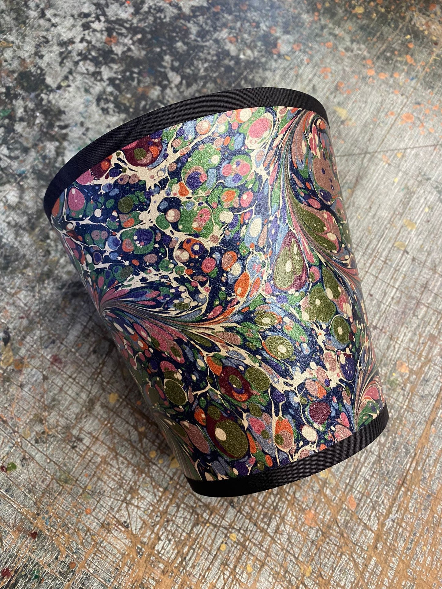 Marbled Lampshade - Dusk Tourmaline - Empire - Size Small