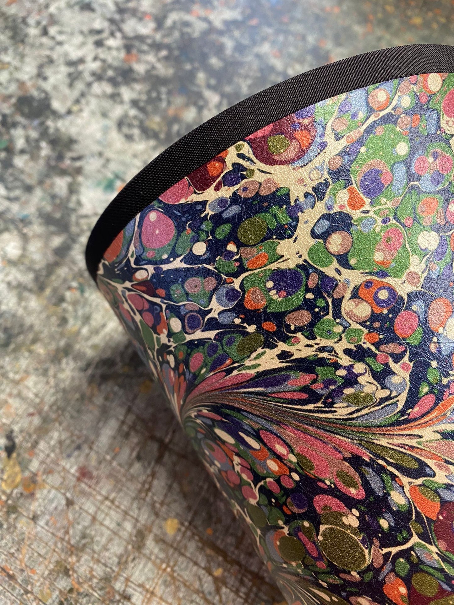 Marbled Lampshade - Dusk Tourmaline - Empire - Size Small