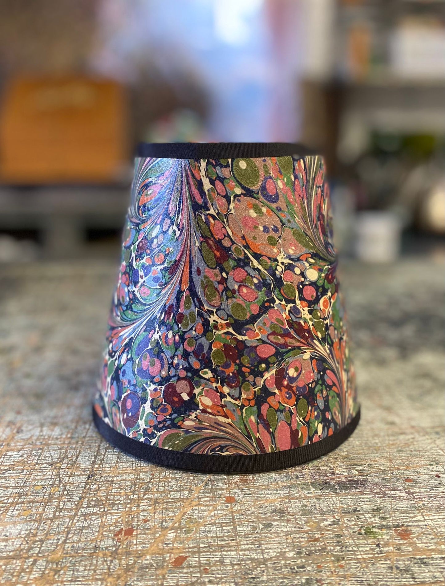 Marbled Lampshade - Dusk Tourmaline - Empire - Size Small