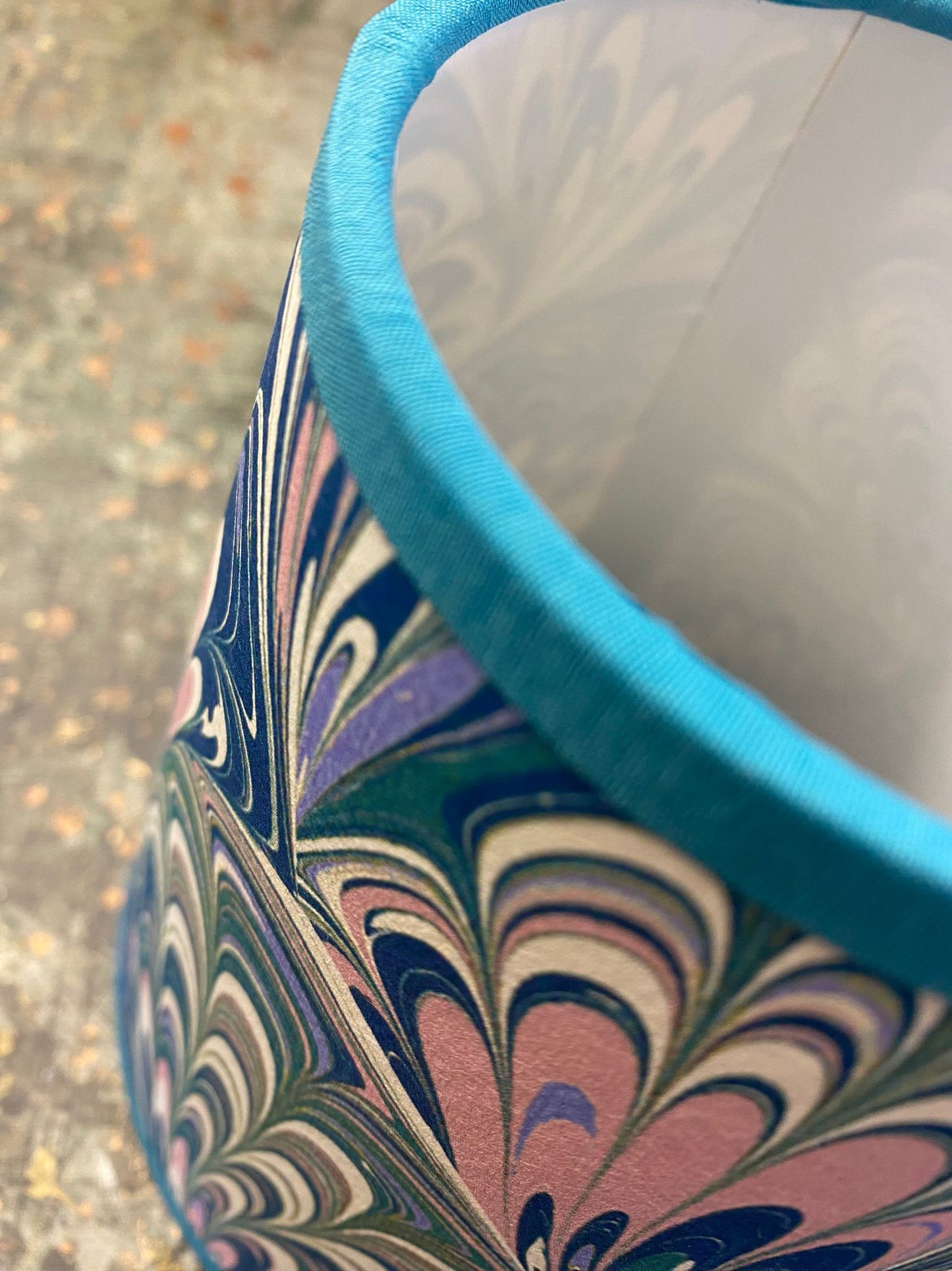 Marbled Lampshade - Serpentine Spring - Empire - Size Small