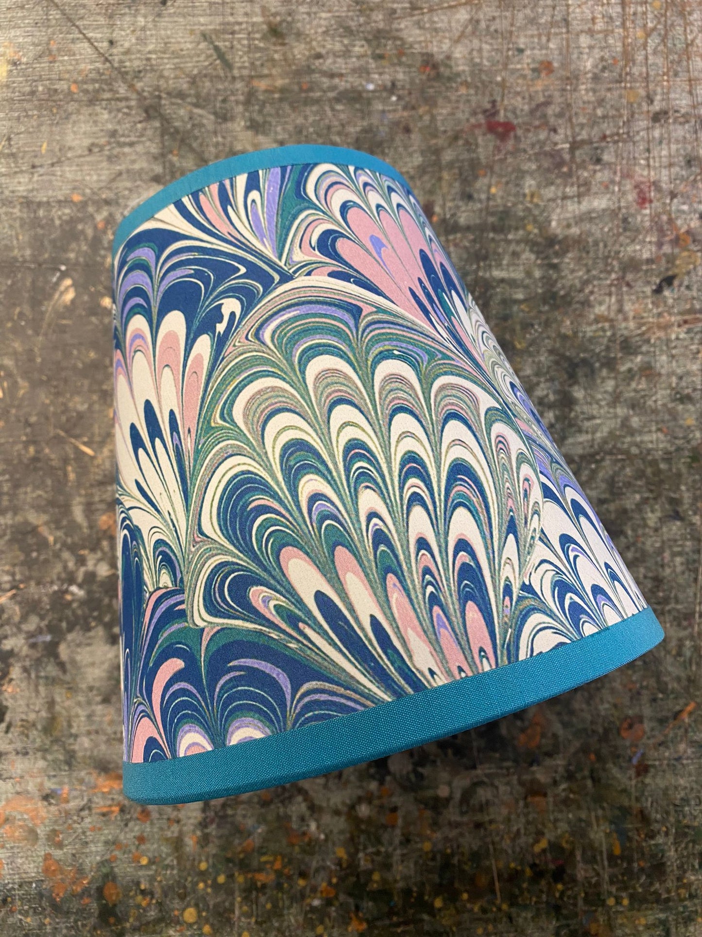 Marbled Lampshade - Serpentine Spring - Empire - Size Small