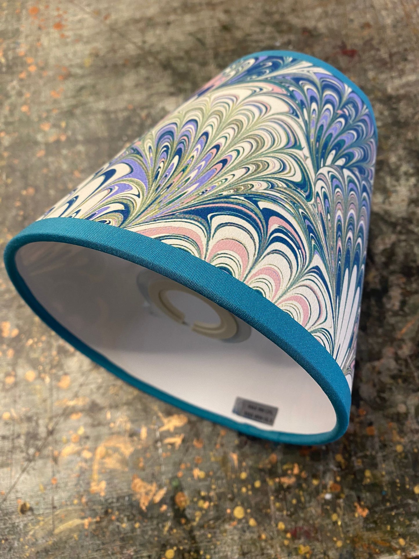 Marbled Lampshade - Serpentine Spring - Empire - Size Small
