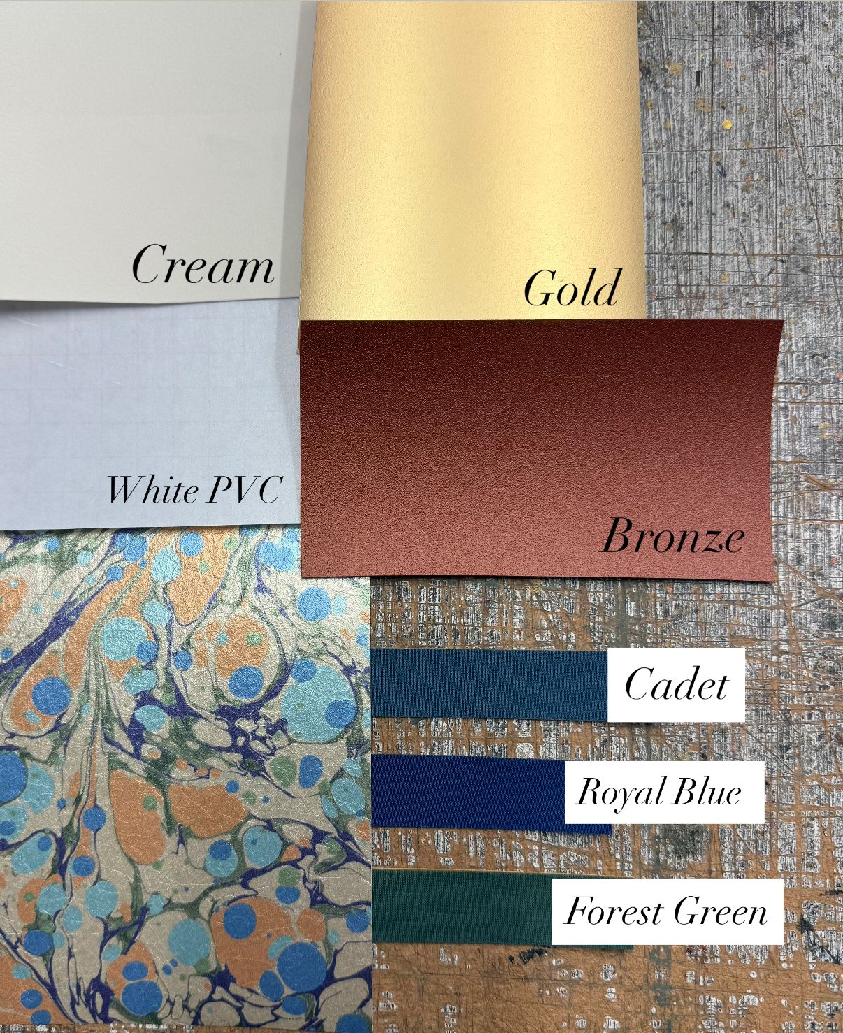 Marbled Lampshade - Juniper Neptune - Retro