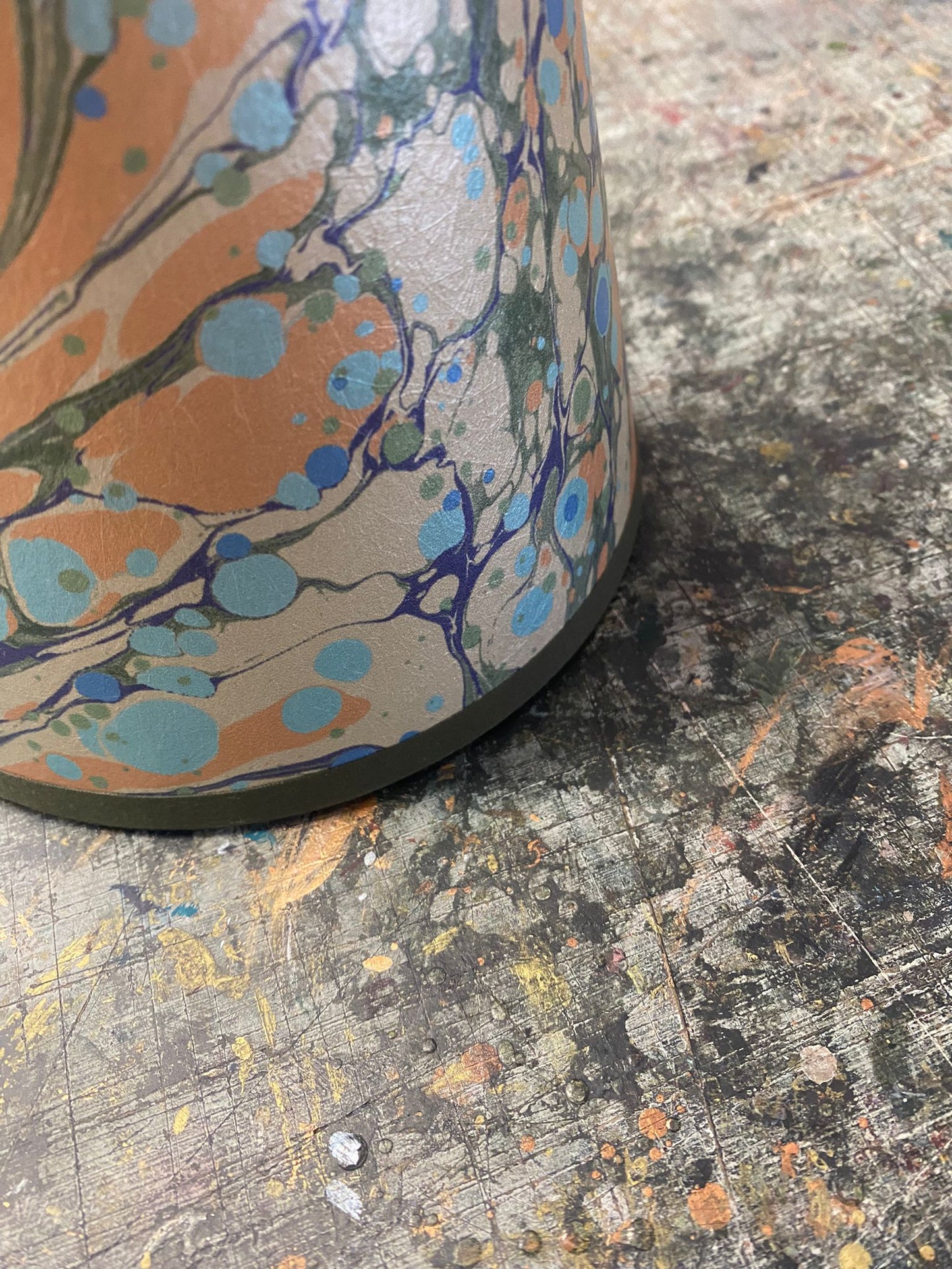 Marbled Lampshade - Juniper Neptune - Empire - Size Small