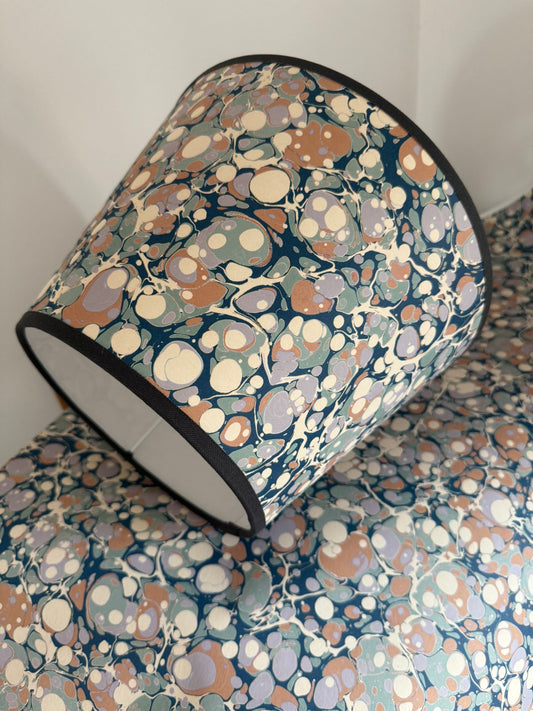 Marbled Lampshade - Agate Driftwood - Retro (Medium)