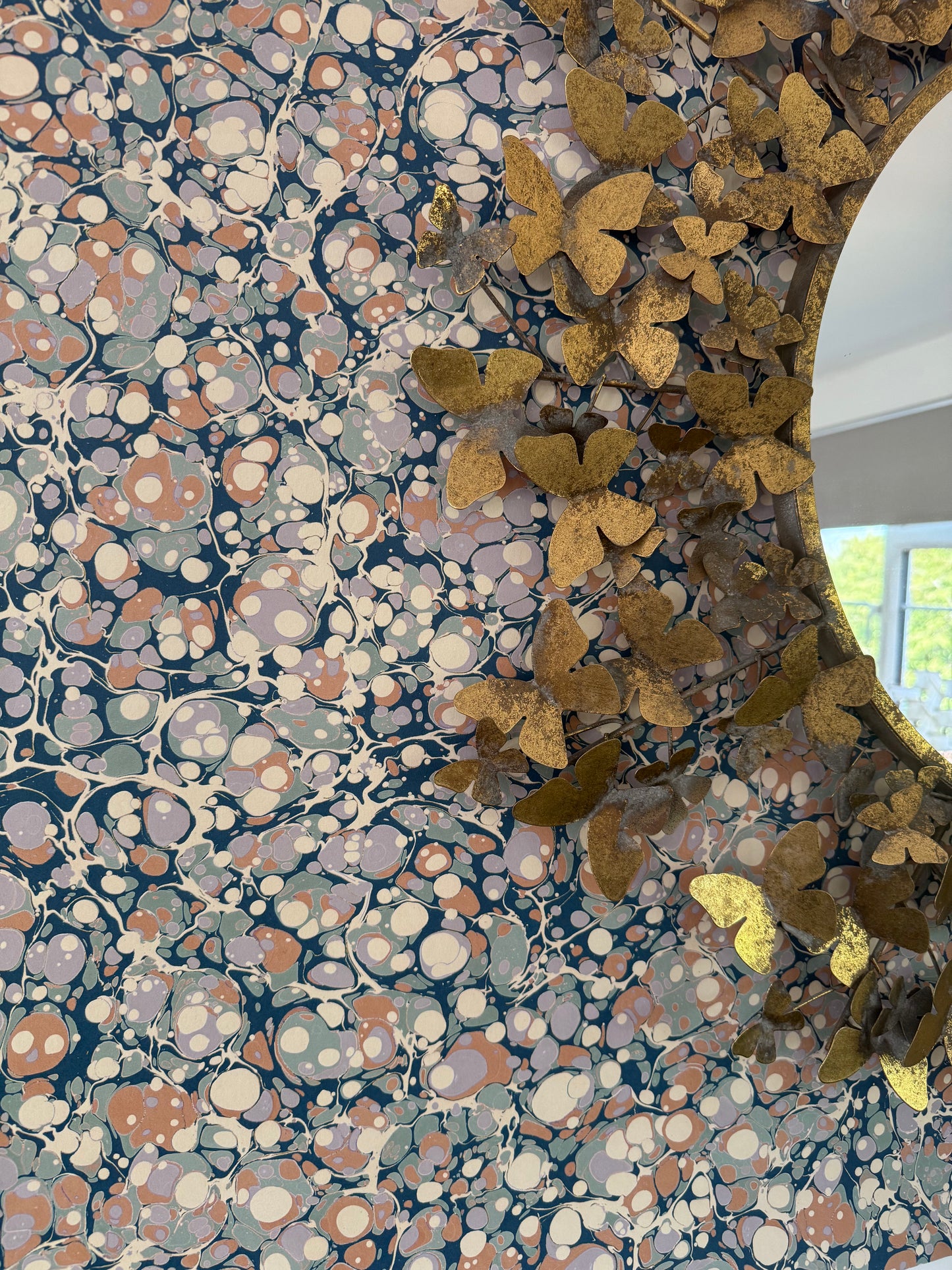 Marbled Wallpaper - 'Agate' Col: Driftwood - Eco Non-Woven