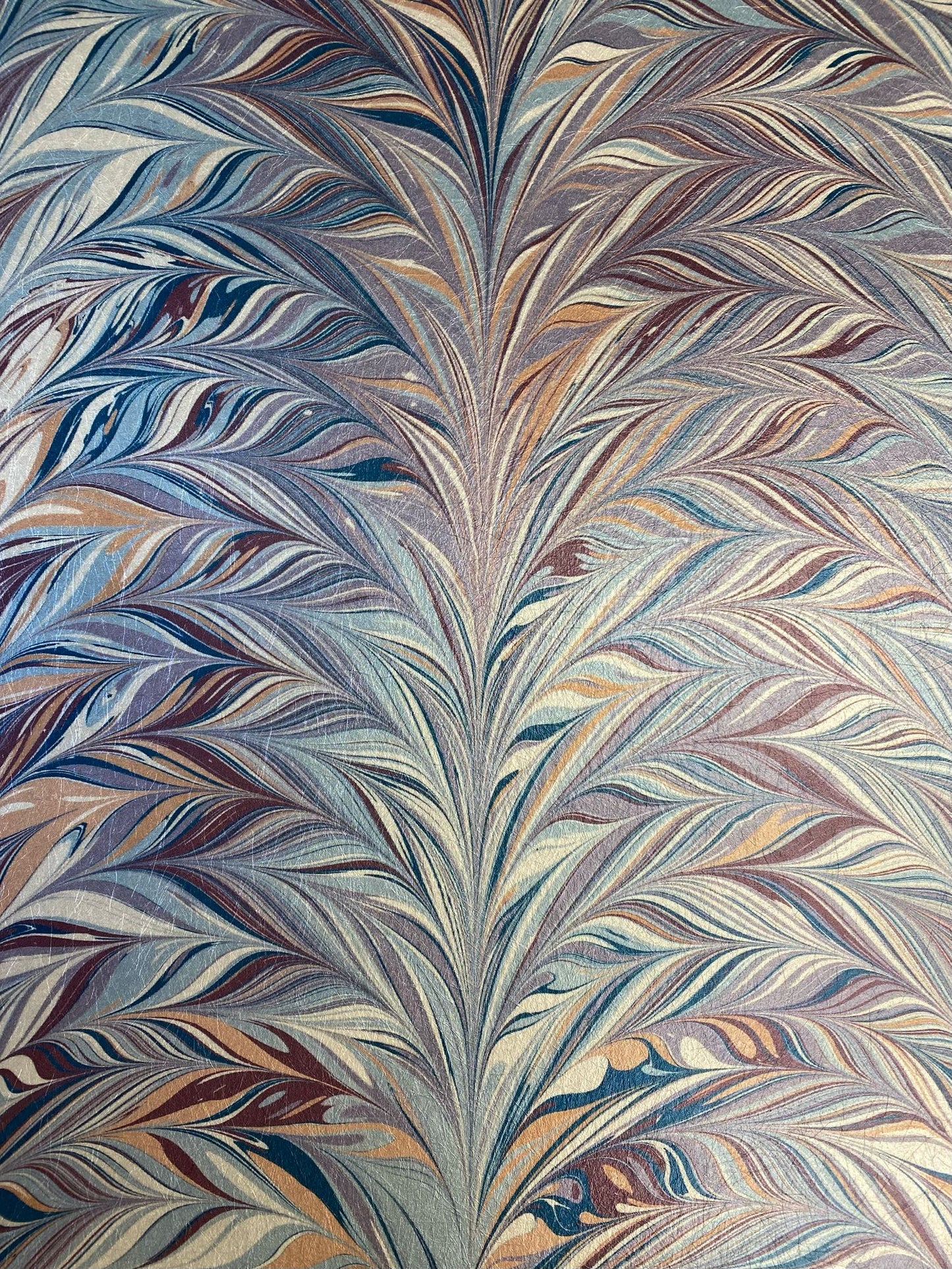 Marbled Wallpaper - 'Foxtail' Col: Woodstock - Mica Coated Non-Woven