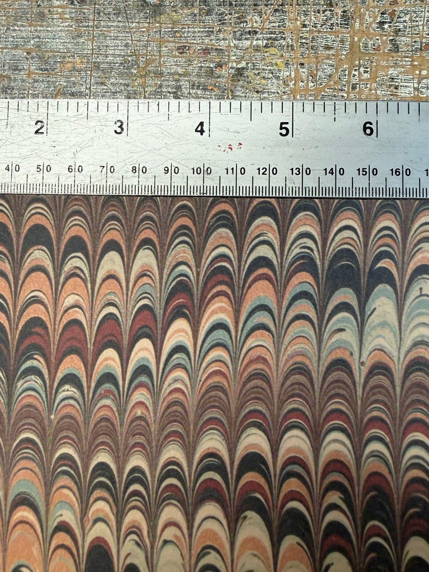 Marbled Wallpaper - 'Nonpareil' Col: Umber - Non-Woven