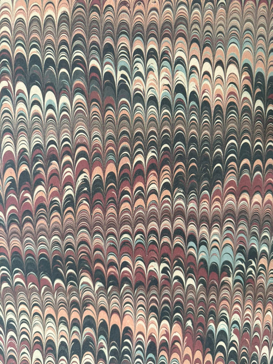 Marbled Wallpaper - 'Nonpareil' Col: Umber - Eco Non-Woven