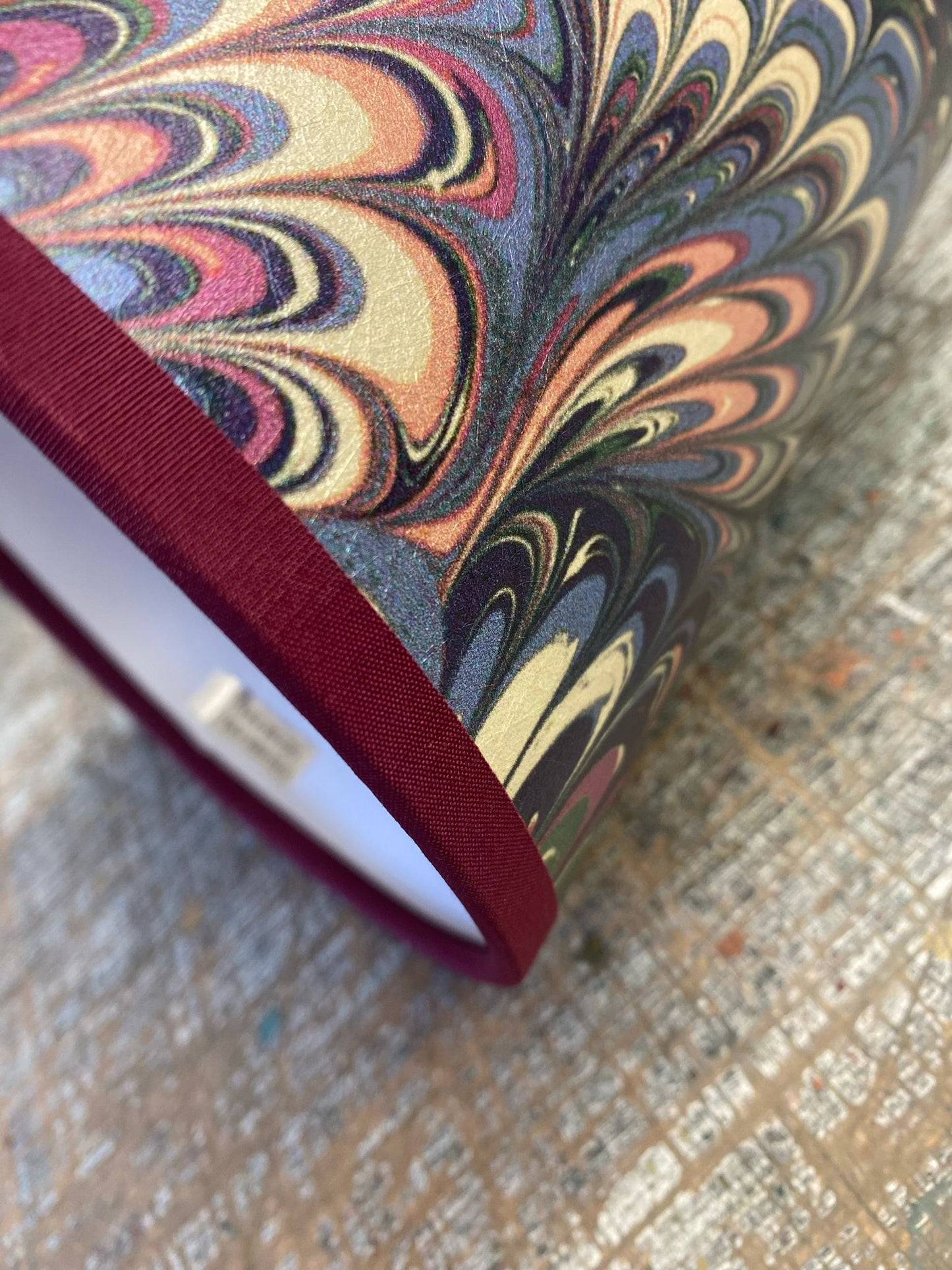 In Stock: Marbled Lampshade - Serpentine Summer - Empire - Size Small