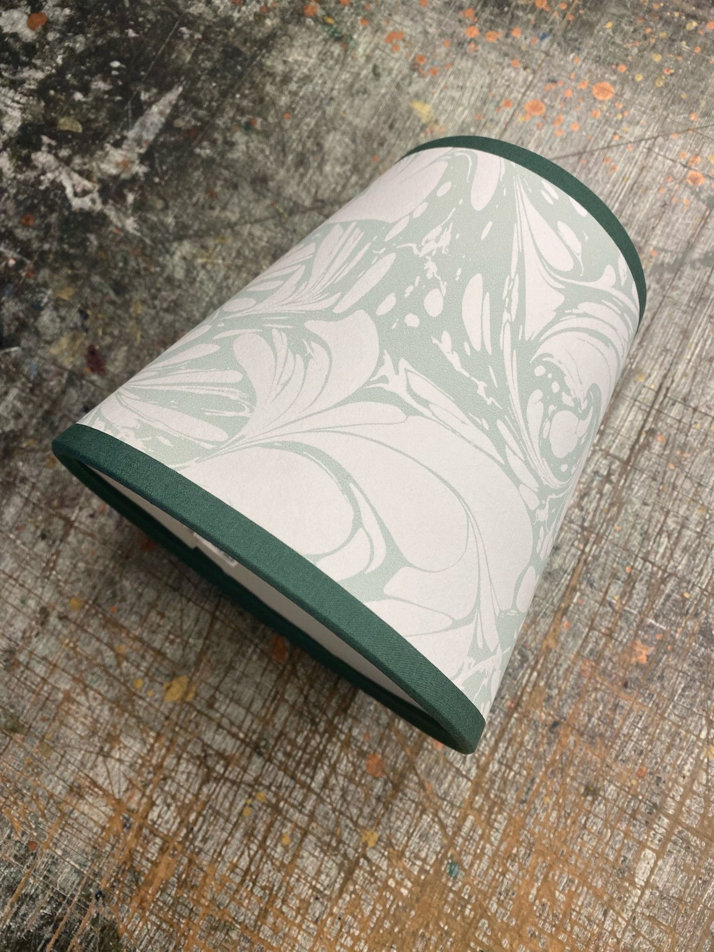 In Stock: Marbled Lampshade - Flourish Willow - Empire - Size Small