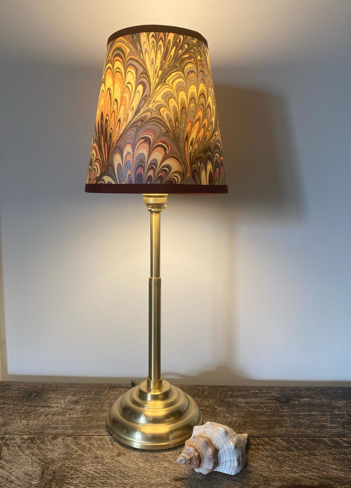 In Stock: Marbled Lampshade - Serpentine Summer - Empire - Size Small