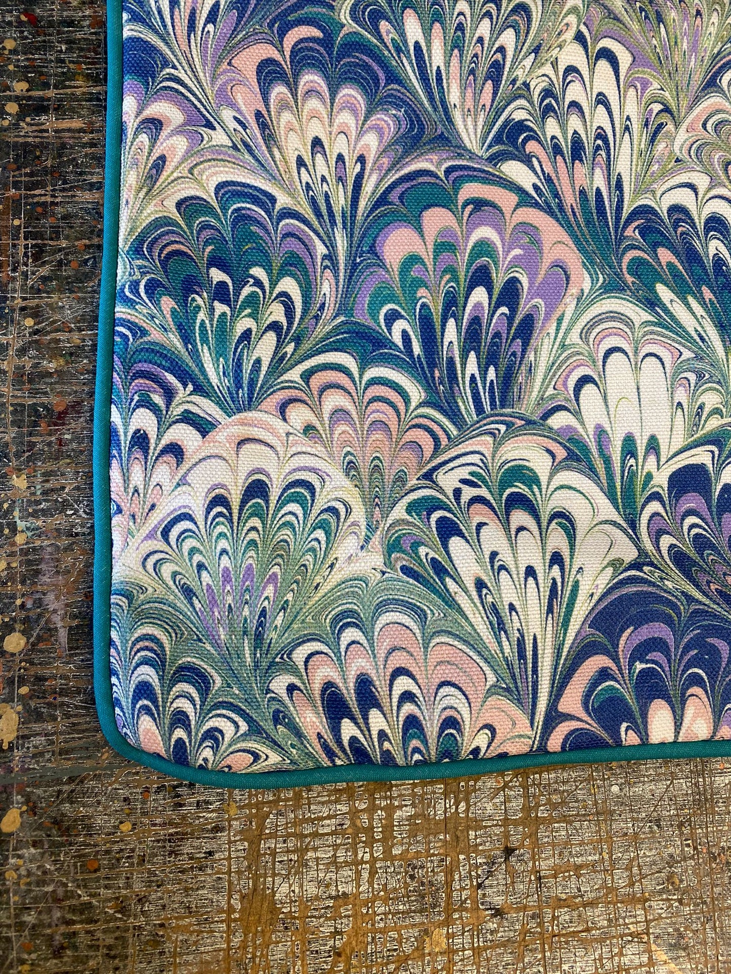 House of Amitié Linen Cushion - Serpentine Spring & Ditzy Eglantine - House of Amitiéproduct_type#CUS - 001