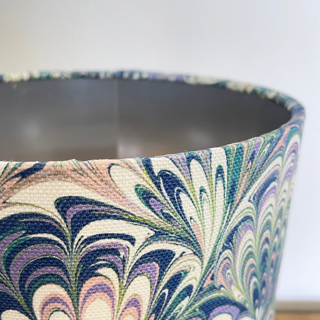 House of Amitié Marbled Lampshade - Linen - Serpentine Spring - Large - House of Amitiéproduct_type#LAM - 008 - CPF