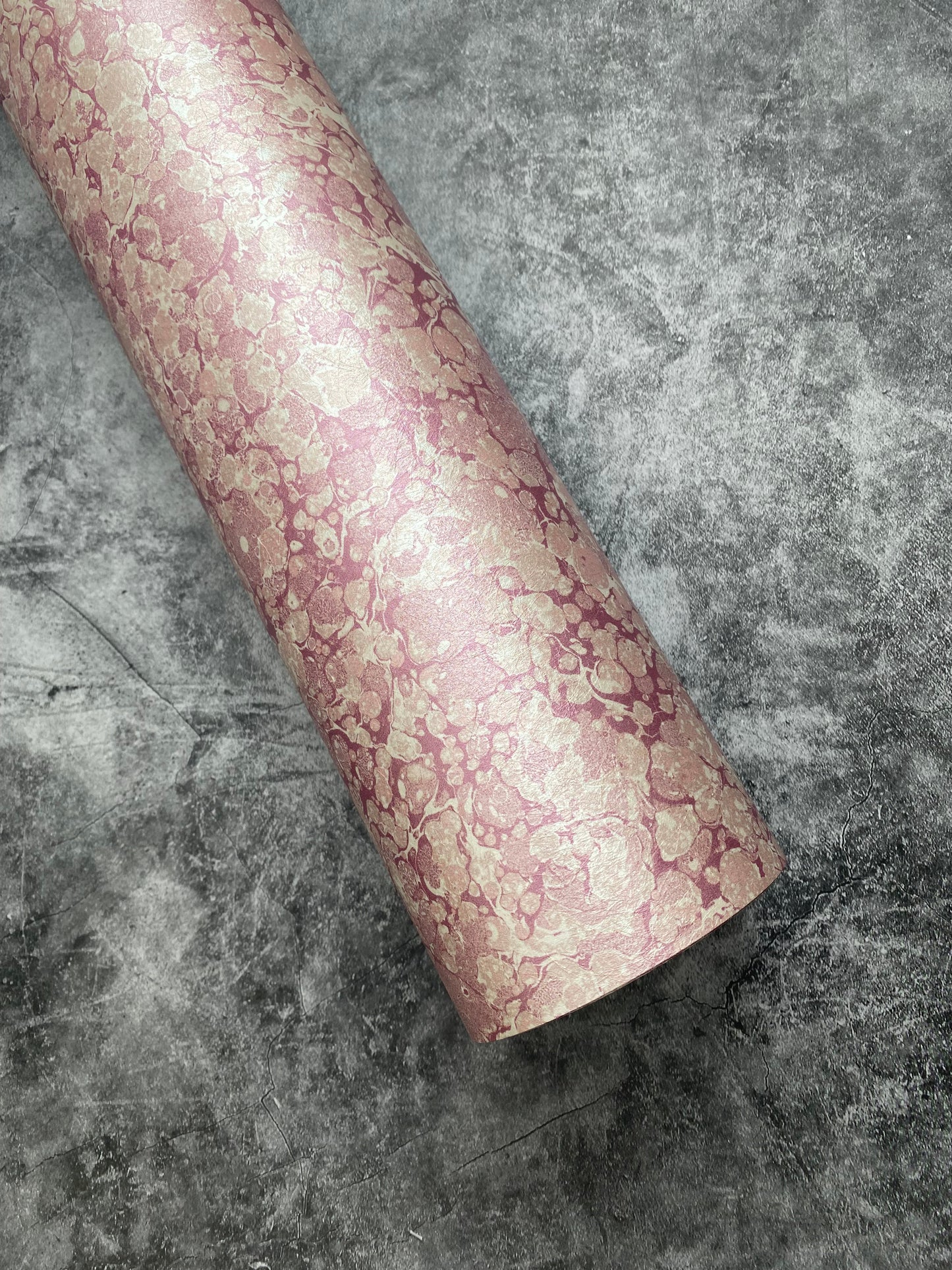 In Stock: Printed Wallpaper - 'Ditzy' Col: Eglantine- Mica Coated Non-Woven