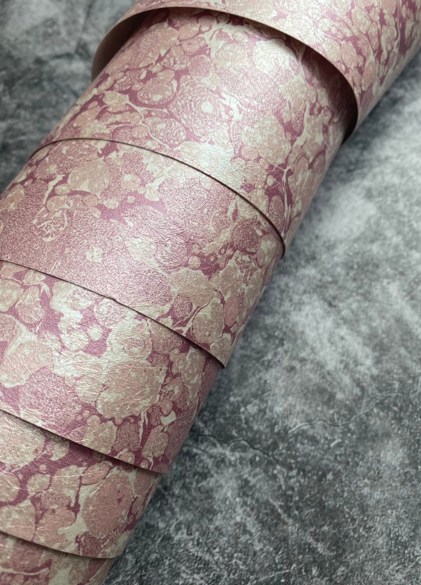 In Stock: Printed Wallpaper - 'Ditzy' Col: Eglantine- Mica Coated Non-Woven