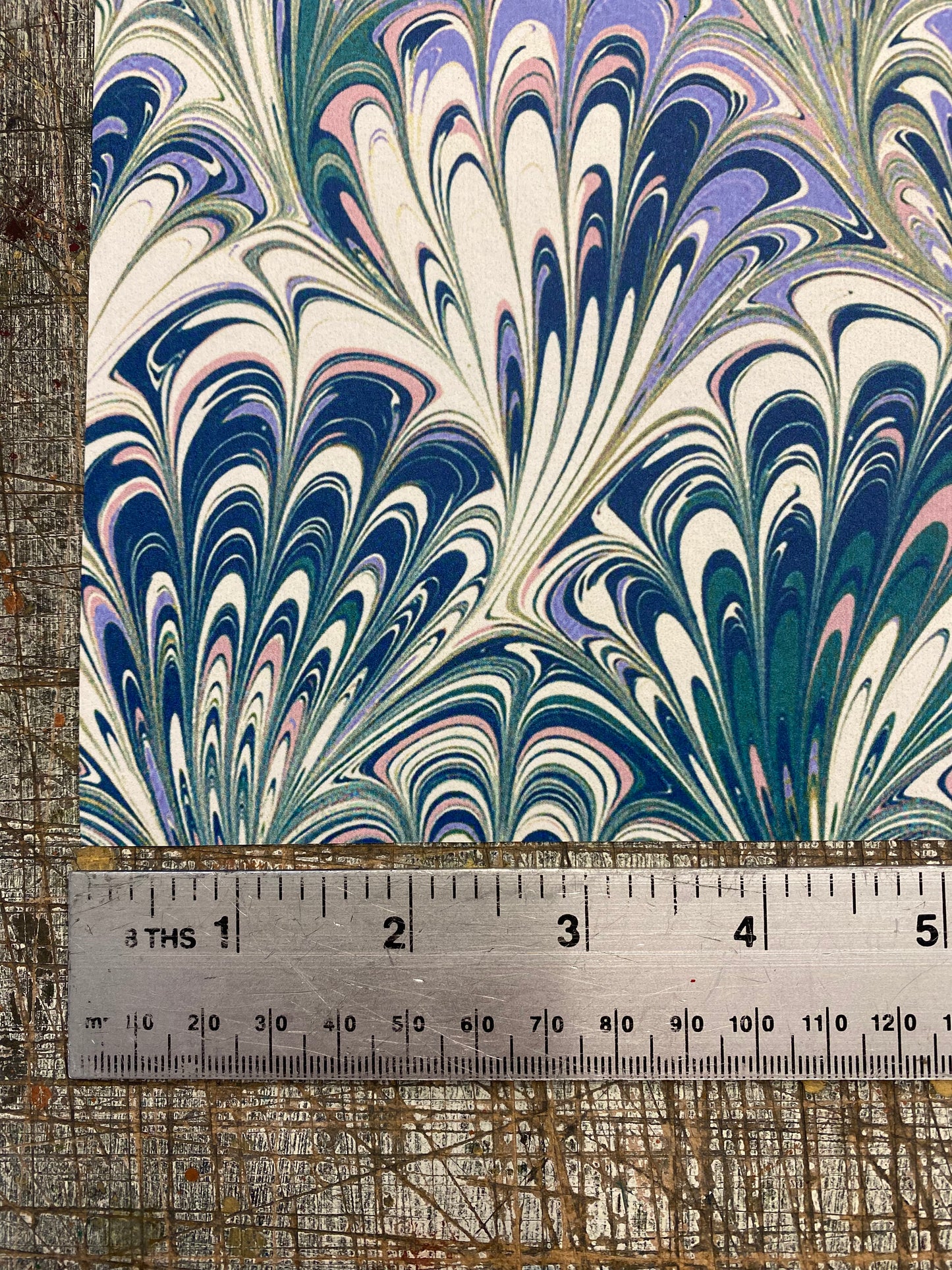 Marbled Wallpaper - 'Serpentine' Col: Spring - Eco Non-Woven