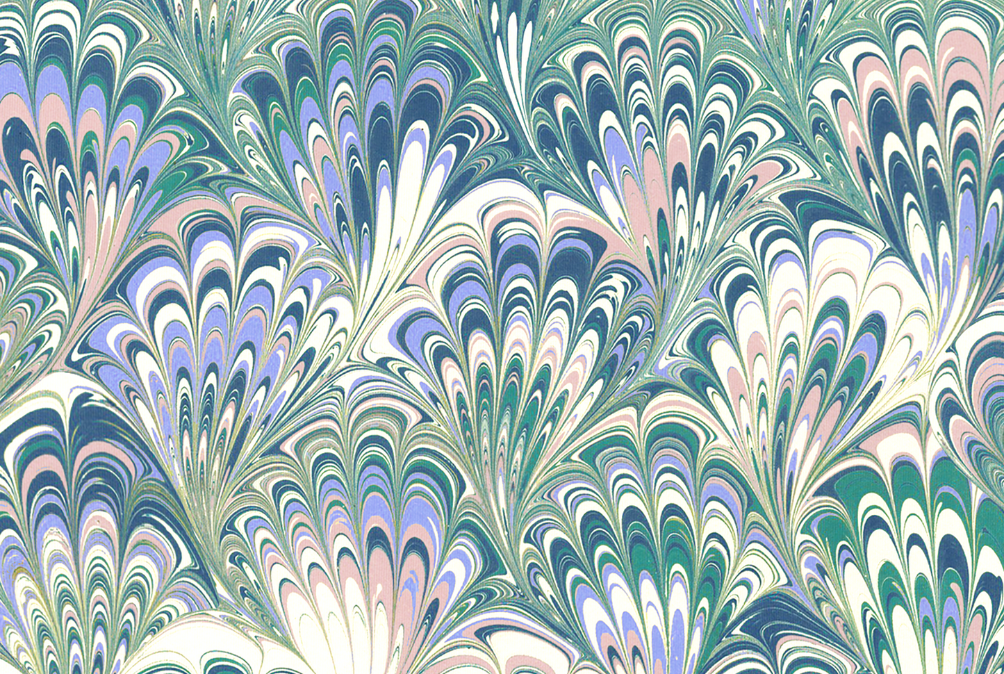 Printed Wallpaper - 'Serpentine' Col: Spring - Eco Non-Woven