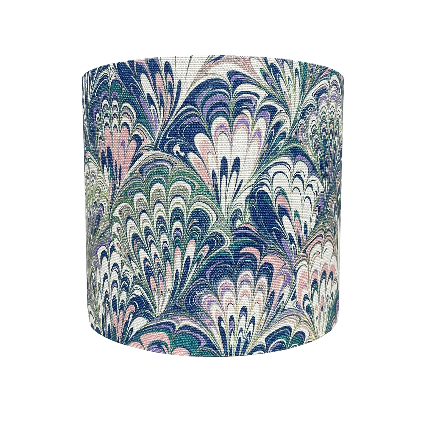 House of Amitié Marbled Lampshade - Linen - Serpentine Spring - Standard