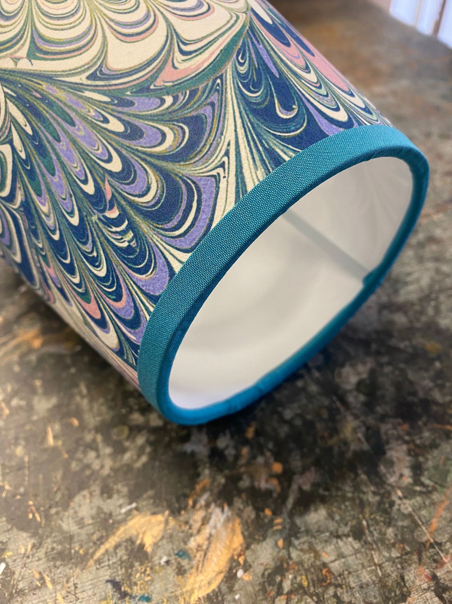 Marbled Lampshade - Serpentine Spring - Empire - Size Small