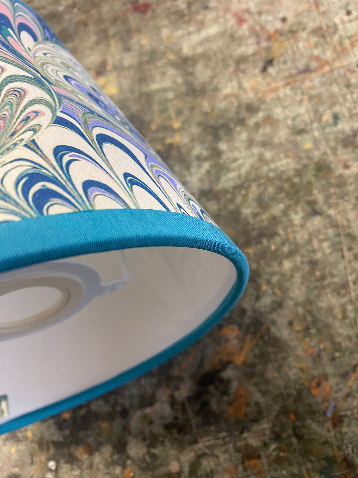 Marbled Lampshade - Serpentine Spring - Empire - Size Small