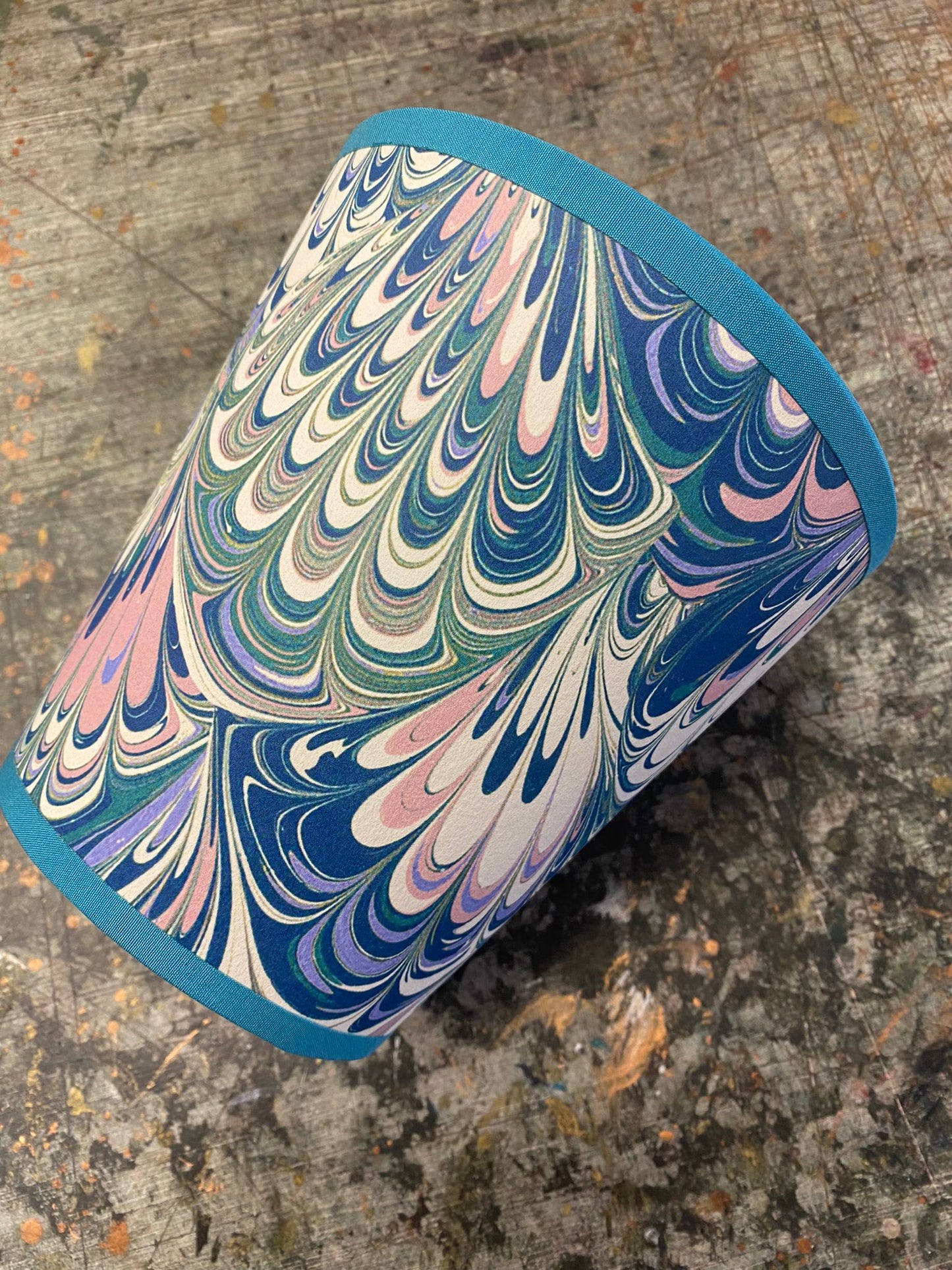 Marbled Lampshade - Serpentine Spring - Empire - Size Small