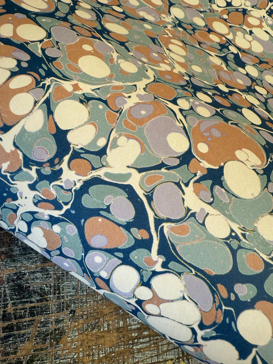 Marbled Wallpaper - 'Agate' Col: Driftwood - Eco Non-Woven