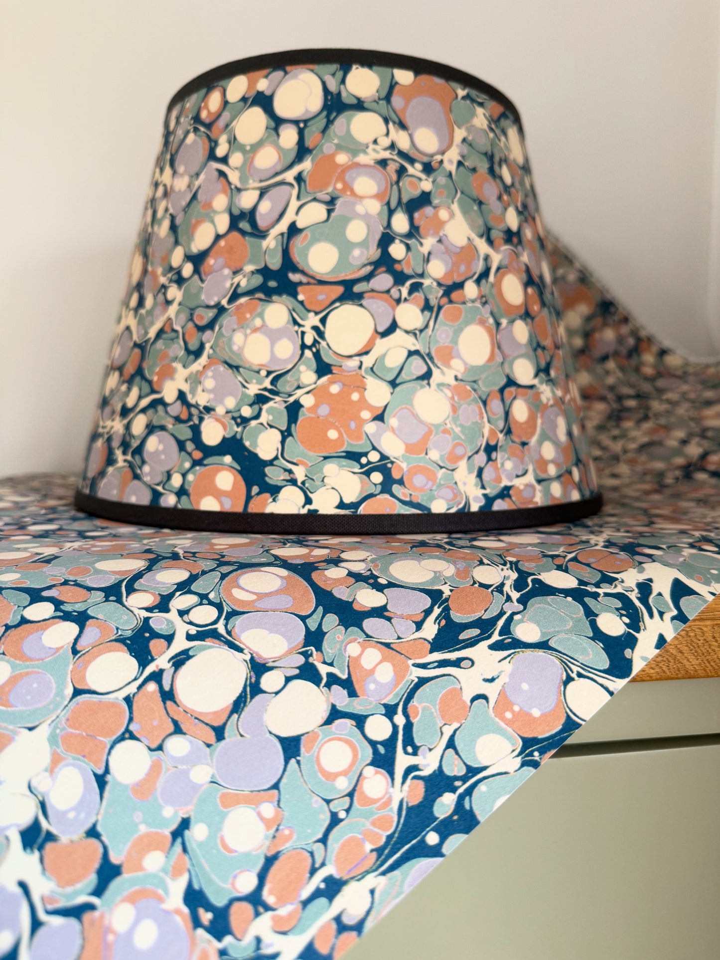 Marbled Wallpaper - 'Agate' Col: Driftwood - Eco Non-Woven