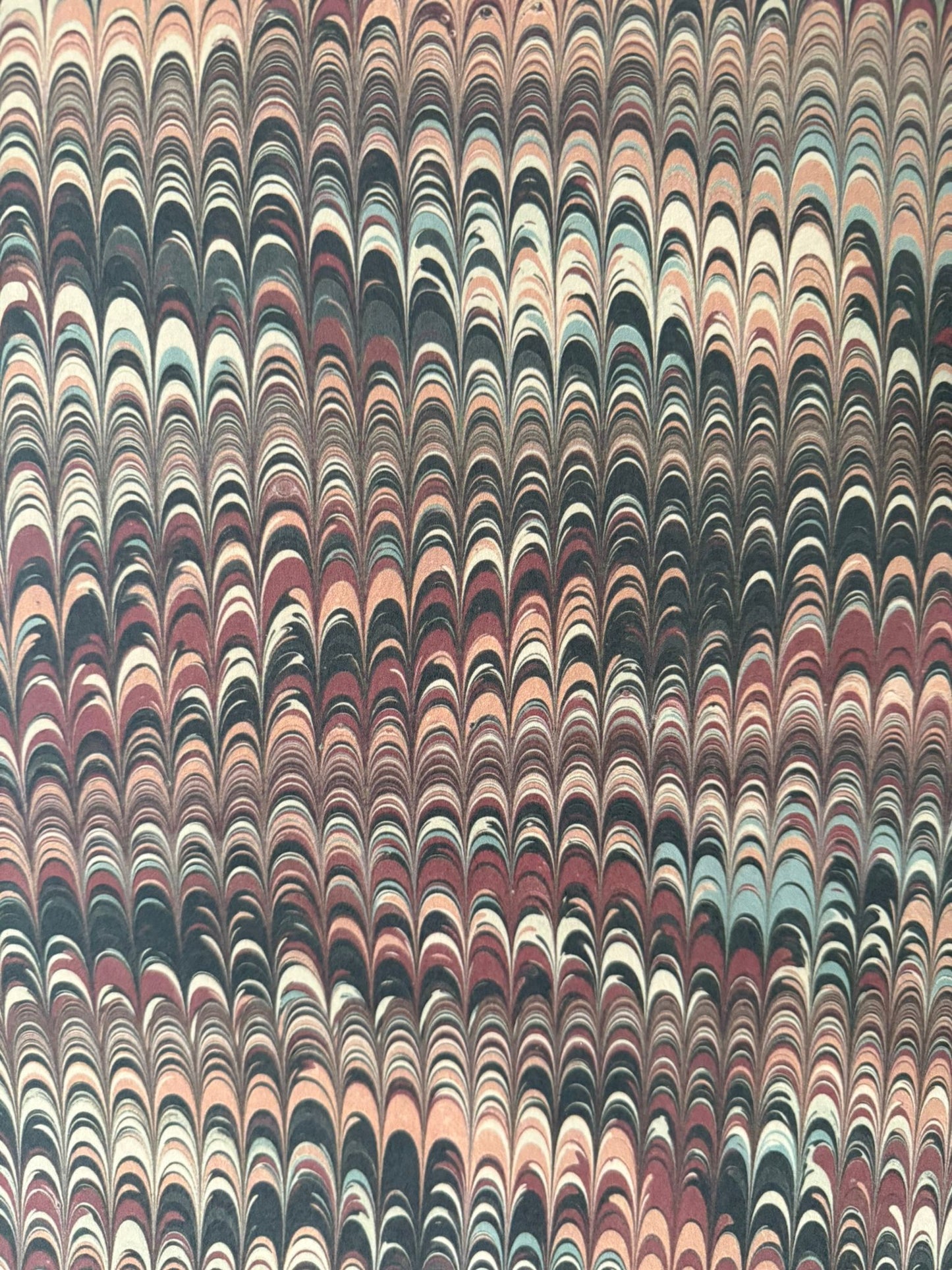 Marbled Wallpaper - 'Nonpareil' Col: Umber - Non-Woven