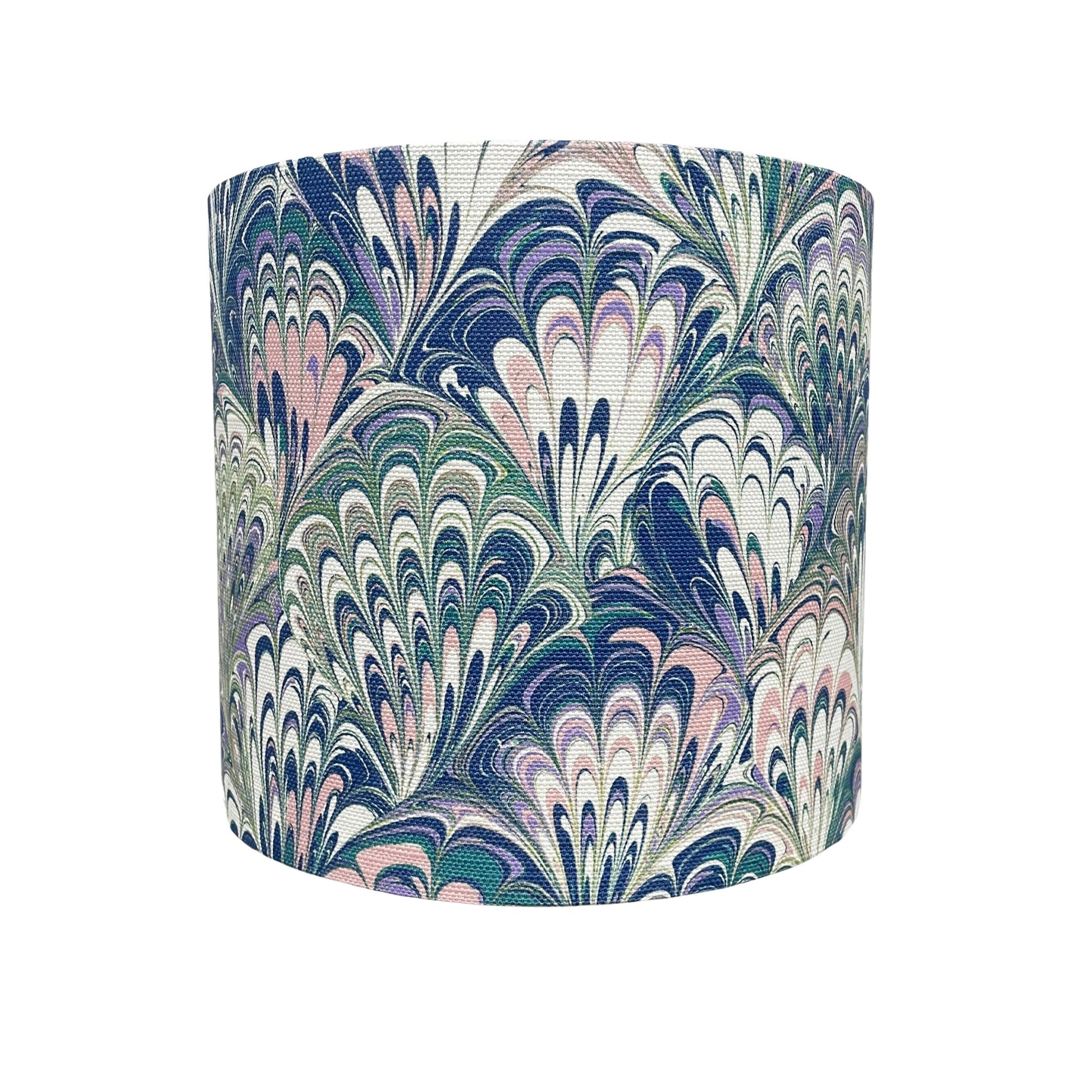 House of Amitié Marbled Lampshade - Linen - Serpentine Spring - Standard - House of Amitiéproduct_type#LAM - 006 - LBF