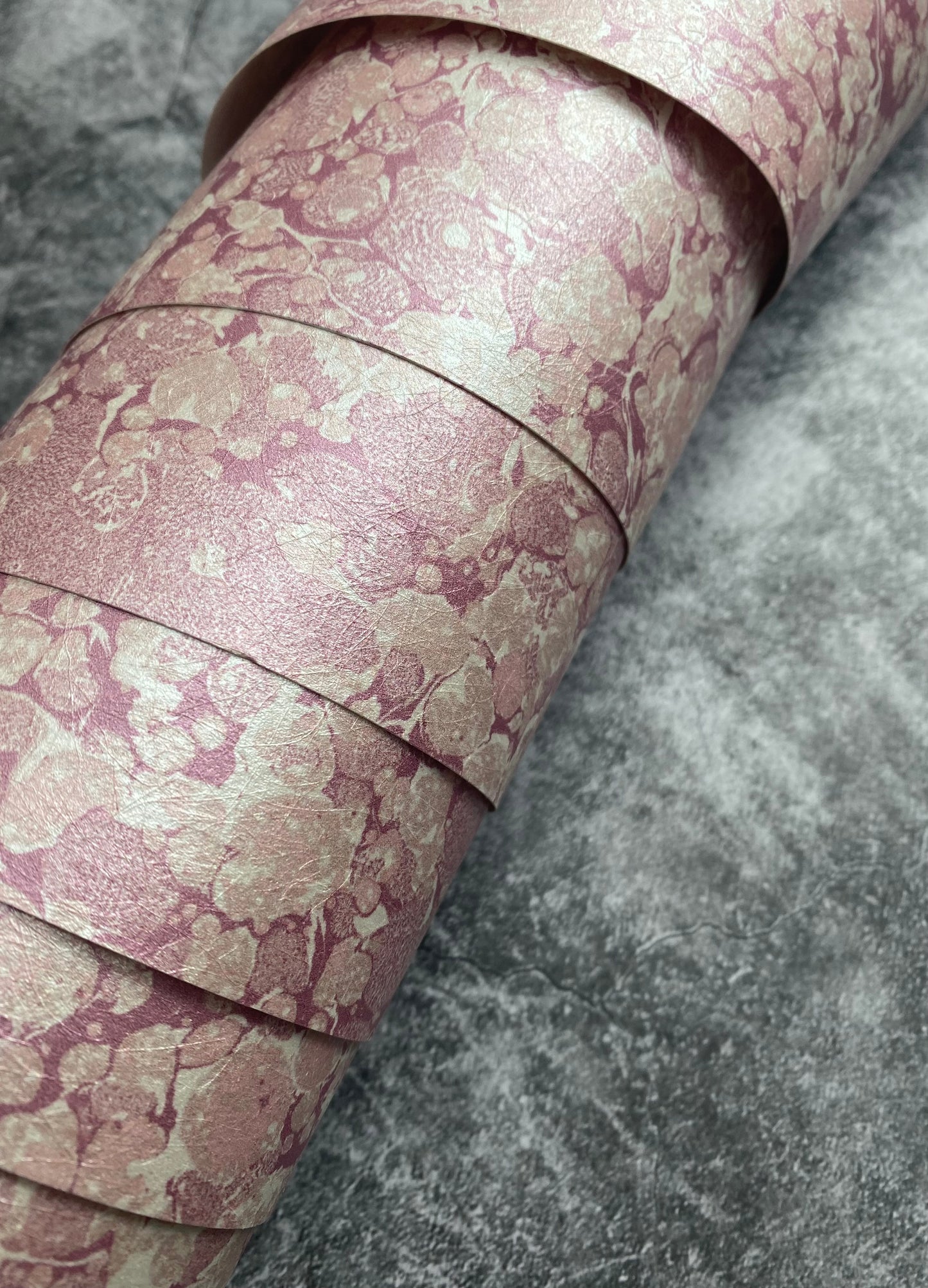 Marbled Wallpaper - 'Ditzy' Col: Eglantine- Mica Coated Non-Woven